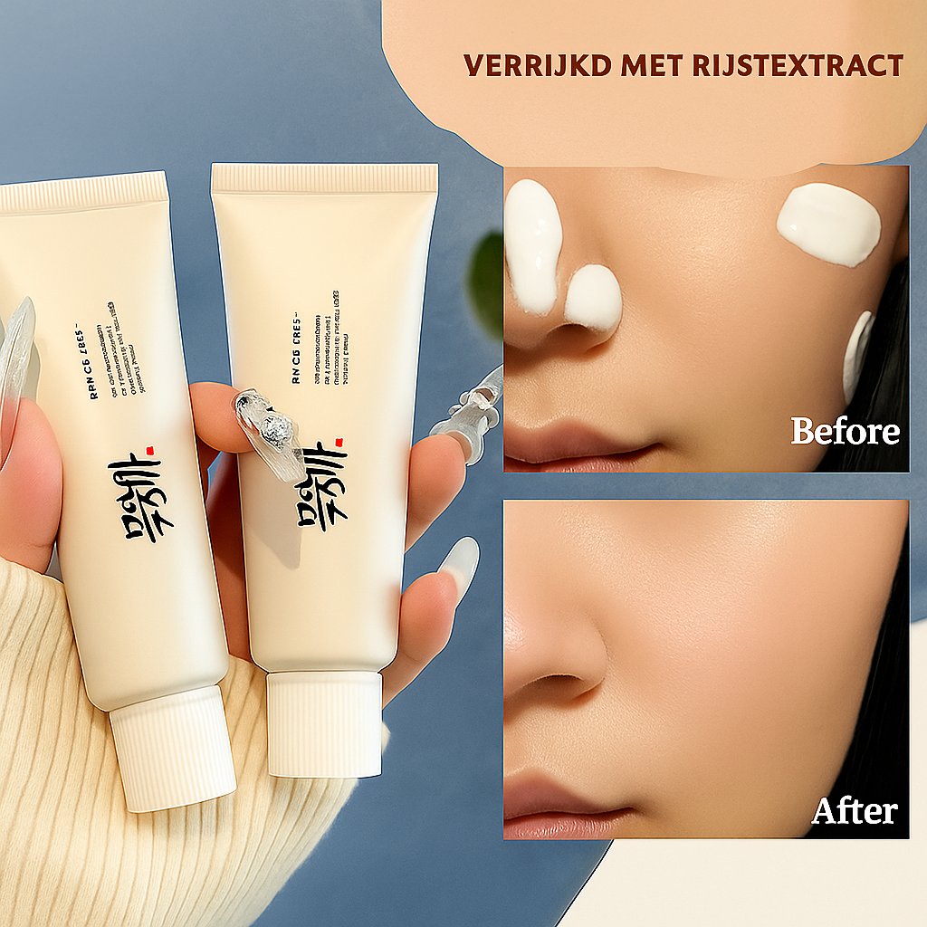 Rice Veil No-Makeup Glow Cream – Lichtgewicht & Verhelderend