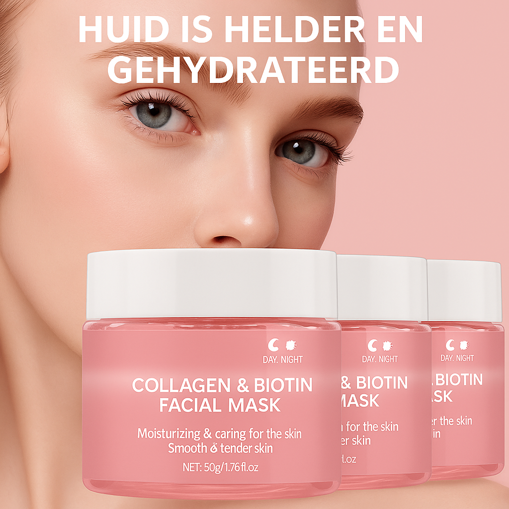 Aurora Glow Collagen Masker - Stralend overdag, herstellend ’s nachts.